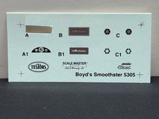 Decals - Testors 1:24 Boyd?s Smoothster (5305) - Decal "A" Missing - See Photos