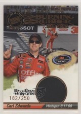 2009 Press Pass Burning Rubber Race-Used Tire Team Series /250 Carl Edwards ni4