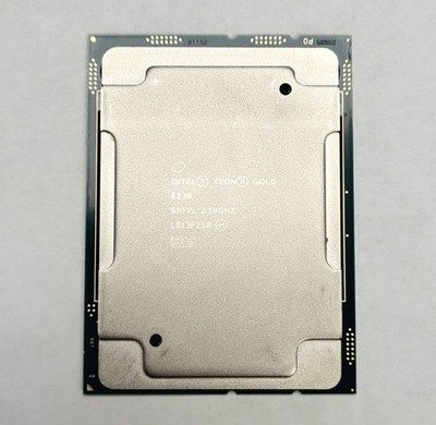 Intel Xeon Gold 6238 SRFPL Server CPU Processor 22-Core 2.10GHz 140W LGA3647