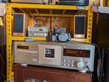 TEAC V-8000S Cassette deck with remote control 100v Good Condition