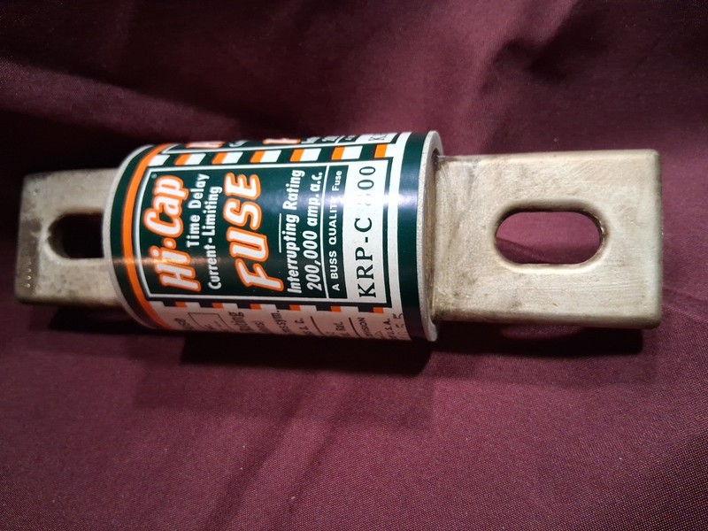 NEW BUSSMAN 800 AMP HI-CAP FUSE CLASS L 600 VAC KRP-C-800