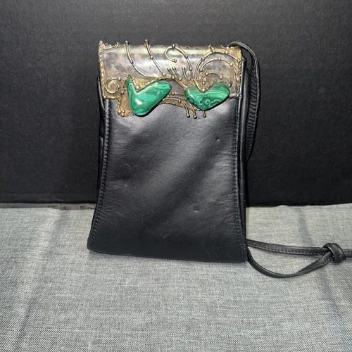Carvalhu's Rio Copa Collection Malachite Brass Brutalist Vintage Bag (RARE)