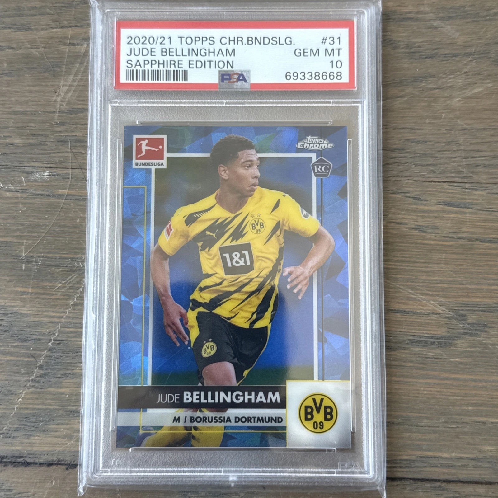 Bellingham Topps Chrome RC PSA 10