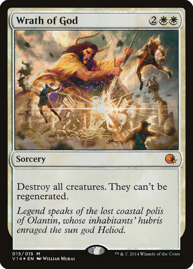 FOIL Wrath of God [From the Vault: Annihilation] M/NM MTG Magic