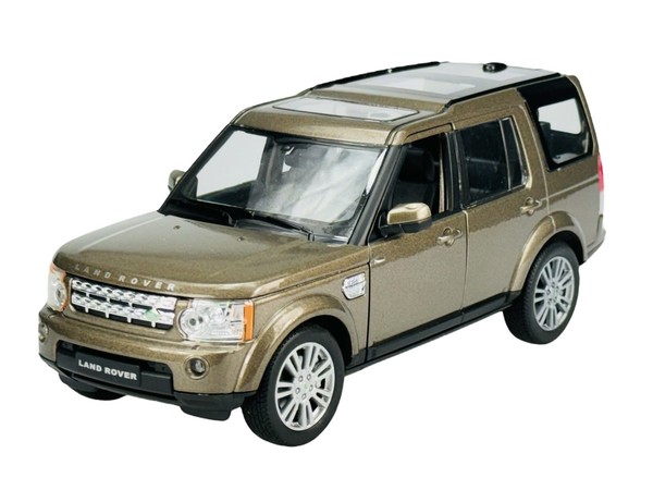 Welly Land Rover Discovery 4 Brown 1:24 Die Cast Metal Model Neu Im Kasten 18CM-image