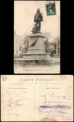 CPA La Roche-sur-Yon Denkmal, Statue de Paul Baudry 1910