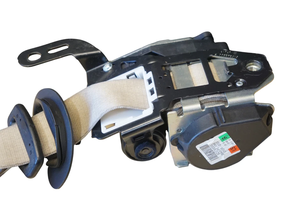 2009 - 2015 BMW F01 F02 740I 750LI FRONT RIGHT RH SEAT BELT OYSTER BEIGE OEM Foto 4 de 4