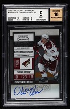 2010 Playoff Contenders Rookie Ticket Oliver Ekman-Larsson BGS 9 MINT Auto i9i