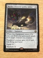 x1 Rocket-Powered Goblin Glider R MTG Marvel's Spider-Man M/NM, English