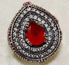 3CT Heat Treated Rubellite Tourmaline 925 Sterling Silver Ring Sz 6.5 TT2-9 — photo 1