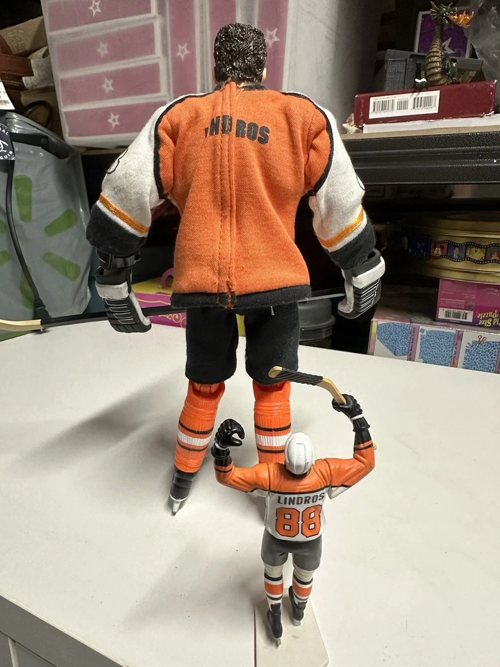 Lote de 2 estatuillas coleccionables de 12 pulgadas Eric Lindros Philadelphia Flyers Foto 4 de 4