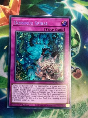 YUGIOH DOMINUSSPIRALE SECRET RARE NEAR MINT DOOD-DE079
