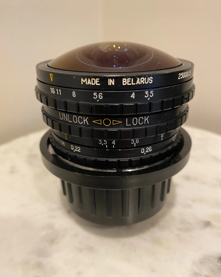 FISHEYE PELENG  LENS 8mm F 3.5 ARRI PL MOUNT Authentic - Image 2 of 4