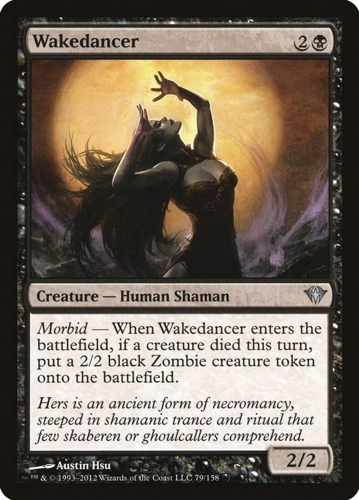 2012 Magic: The Gathering: Dark Ascension - Wakedancer (#79, U, Near Mint)