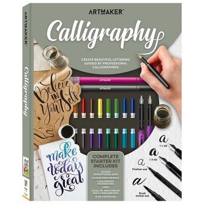 (New Aug) Art Maker Studio Calligraphy Kit (unit 3) by Hinkler Pty Ltd