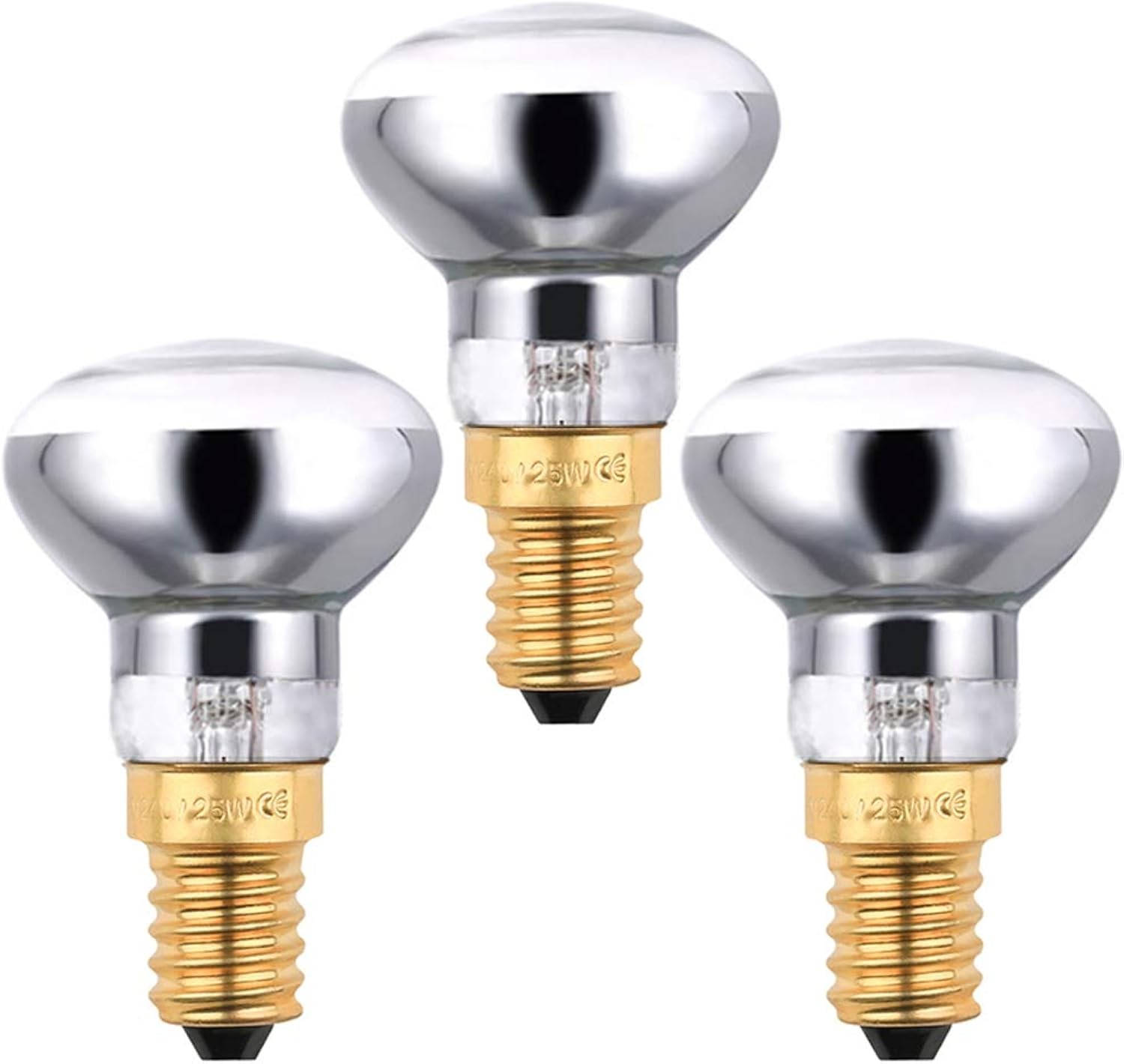 3x R39 E14 25W Lava Lamp Bulbs 240V SES Dimmable Warm White 2600K Reflector Spot
