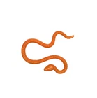 Star Wars Vintage original 1980 Yoda Snake Orange Kenner Action Figure Accessory