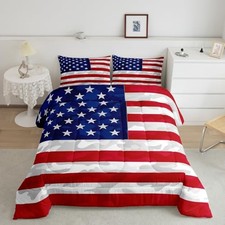 American Flag Bedding Set Camouflage USA Flag Comforter Set Toddler Multi 1052