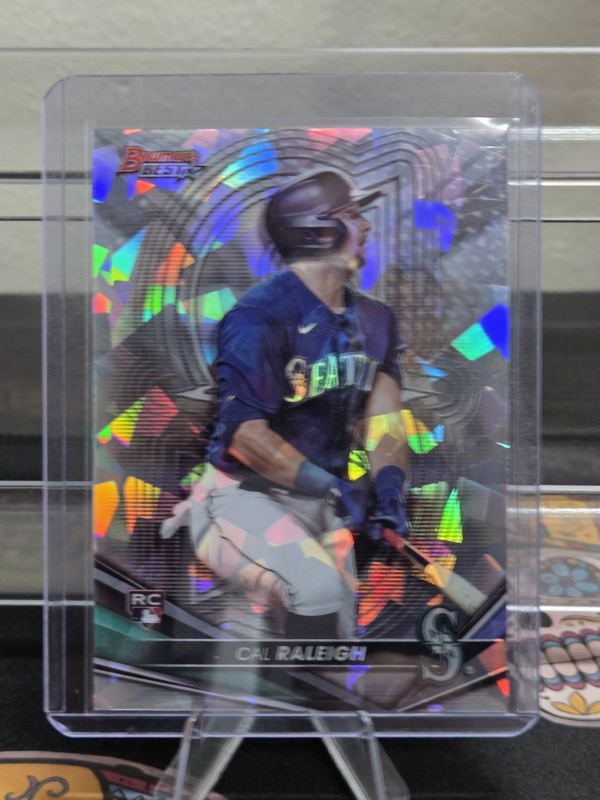 2022 Bowman's Best #6 Cal Raleigh Atomic Refractor