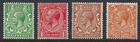 KGV sg418-421 low value definitives - U/M