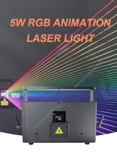 Full Color 5W 3in1 RGB Animation Laser Light for Concert Theaters Wedding DJ