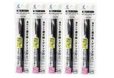Pilot Super Grip G Ballpoint Pen Cap Type 1.6mm Super Thick Black  5 Pieces