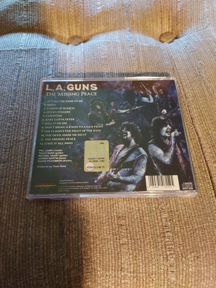 L.A. Guns CD The Missing Peace RARE Italian Import — 第 2/4 张图片