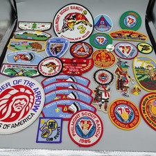 Vintage BSA Boy Scouts Patch Lot OA Philmont Indian Nations Council 60s-80s www