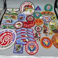 Vintage BSA Boy Scouts Patch Lot OA Philmont Indian Nations Council 60s-80s www