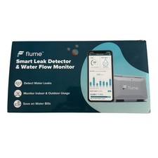 Flume Smart Leak Detector & Water Flow Monitor Smart Home Device New in Box