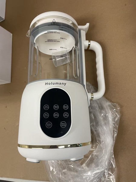 Máquina de leche de almendras de soja de uso doméstico Holumany HM-001 1100 ml 600 W 110 V