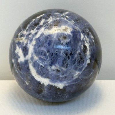 Blue Sodalite Ball Sphere Healing Crystal Natural Gemstone Quartz Stone 400G