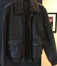 Leather bomber jacket (Next)