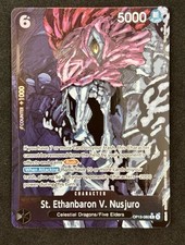 St. Ethanbaron V. Nusjuro One Piece TCG Alt Art OP13-080 Carrying On His Will