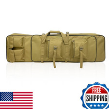 Sutekus Tactical Double Rifle Gun Case Padded Storage Backpack Pistol 39"-47"