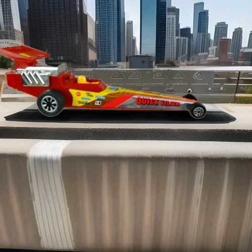 Vtg Tonka Clutch Poppers Push Button Friction Race Car Quick Silver 49