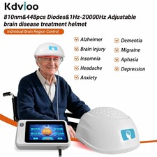 Medical 810nm NIR Light Therapy Helmet Non Invasive Brain Stimulator For Stroke