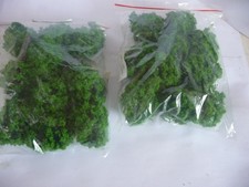Model N Gauge Dark Green Bushy Trees 10 in Packet X 2