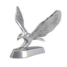 Flying Eagle Hood Ornament Sticker 9.5x6.5x6.5cm3.7x2.6x2.6inch Chrome Flying Eagle Hood Ornament Sticker 9.5x6.5x6.5cm3.7x2.6x2.6inch Chrome