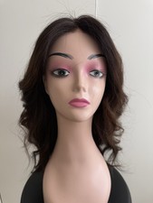 Ombre Brown Layered Wig 100 Human Hair 13x4 Lace Front