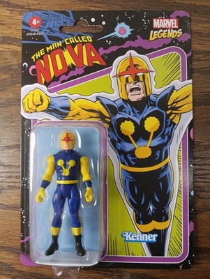 Marvel s Nova Marvel Legends The Man Called Nova Kenner Retro Card 3.75  Figure
