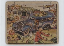 1938 Gum Inc Horrors of War R69 Japanese Airman Bombard Schools In Canton 14tz