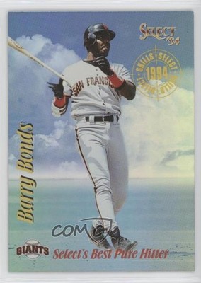 1994 Score Select Skills Barry Bonds #SK6 8w4