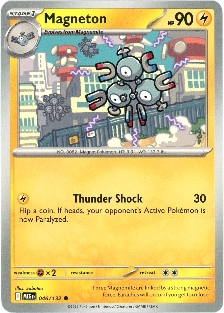 Magneton 046/132 - Mega Evolution - Pokemon - NM/M English