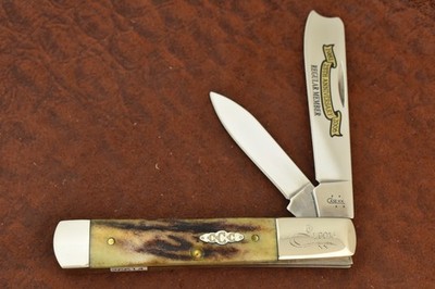 カバー抜き専用出品 California MONTEREY CASE XX USA CCC COLLECTORS CLUB 2006 STAG ONE ARM RAZOR KNIFE