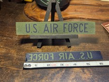 US Air Force Name Tape Enlisted - Embroidered Coverall Military Patches 6" NEW