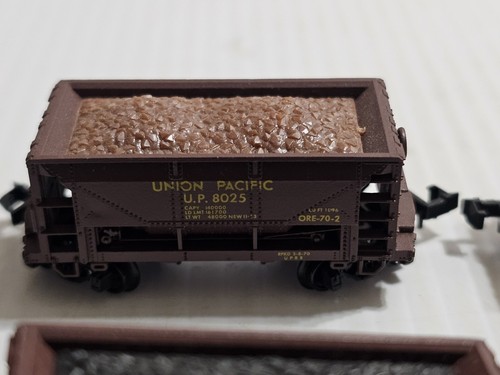 Lot Of 6 N scale Atlas Topeka Santa Fe And Union Pacific hopper car train Nice - Picture 6 of 12
