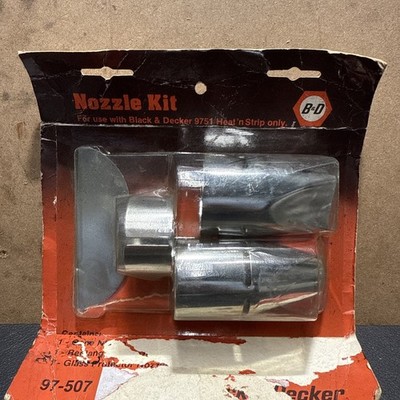 OEM NOS Blck &Dckr Use W/ 9751 Heat 'N Strip Electric Heat Gun Nozzle Set 97-507