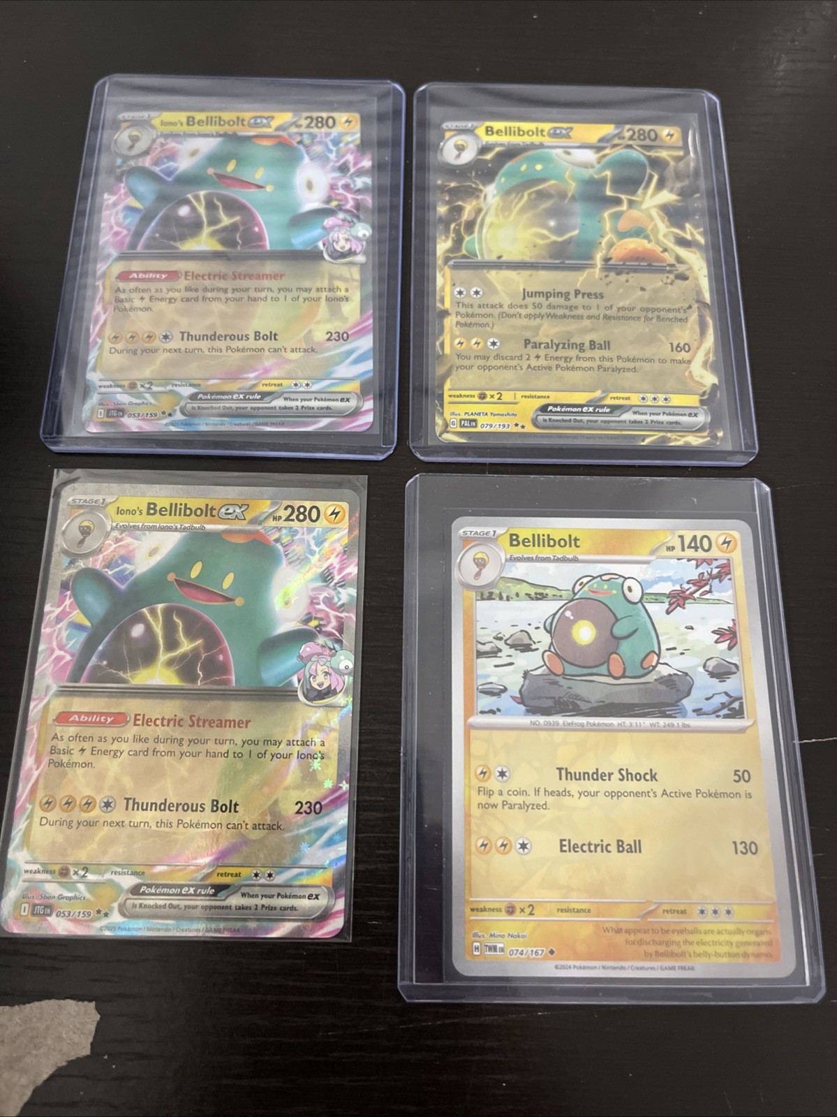 Bellibolt Pokemon cards