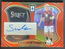 Borna Sosa 2024-25 Panini Select Serie A Pitchside Signatures Red Auto #PS-BS